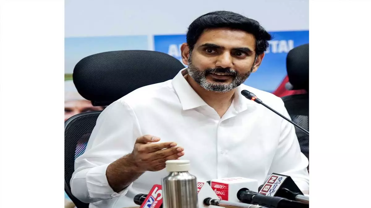 Amaravati को कानूनी दर्जा मिलने पर नारा लोकेश ने केंद्र का जताया आभार Amaravati को कानूनी दर्जा मिलने पर नारा लोकेश ने केंद्र का जताया आभार