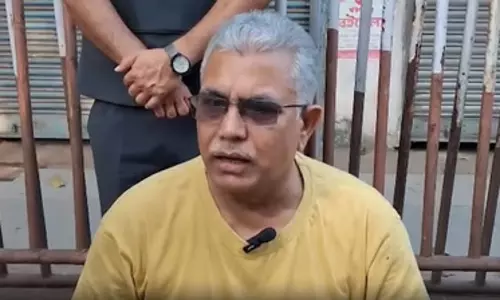चुनाव में हार के डर से बौखलाई हुई है टीएमसी : दिलीप घोष