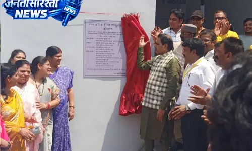 विधायक राजेश मूणत ने महादेवघाट में नवनिर्मित सामुदायिक भवन का  किया लोकार्पण
