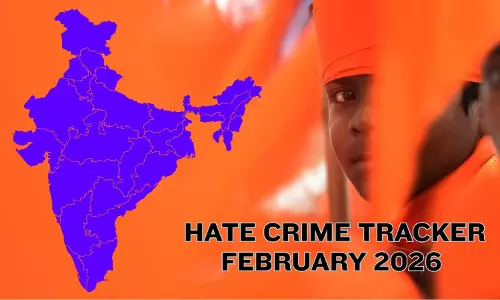 Hyderabad: फरवरी में भारत के अल्पसंख्यकों के खिलाफ हेट क्राइम में 60 परसेंट की बढ़ोतरी हुई Hyderabad: फरवरी में भारत के अल्पसंख्यकों के खिलाफ हेट क्राइम में 60 परसेंट की बढ़ोतरी हुई