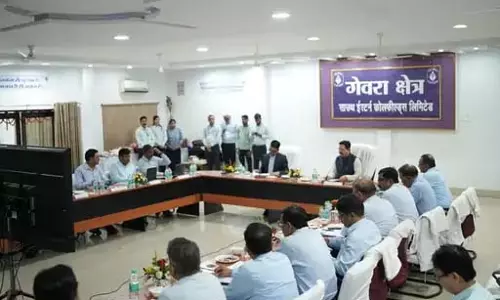 गेवरा एसईसीएल पहुंचे कोल इंडिया चेयरमैन बी साईंराम