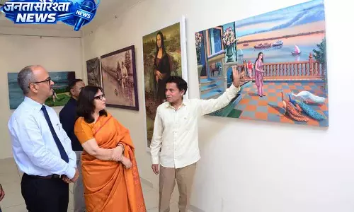 Virsa Vihar में 40 रियलिस्टिक आर्ट वर्क्स की प्रदर्शनी शुरू
