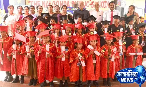 UPP के छात्रों ने नलगोंडा पब्लिक स्कूल में यादगार ग्रेजुएशन डे मनाया