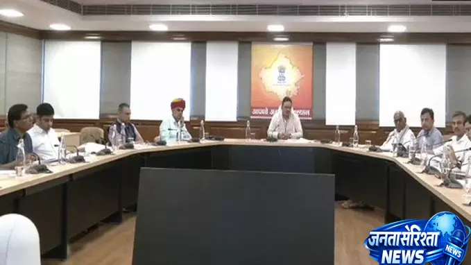 जयपुर में सीएम भजनलाल शर्मा की समीक्षा बैठक जयपुर में सीएम भजनलाल शर्मा की समीक्षा बैठक