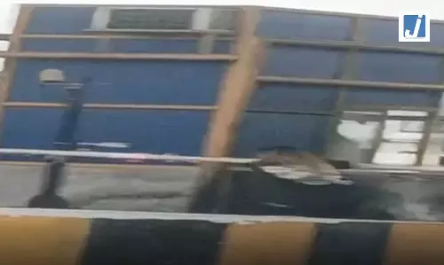 टोल प्लाजा पर नशे में धुत लड़की ने जमकर हंगामा किया, सामने आया VIDEO