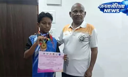 Khammam के तीरंदाज विक्रांत ने लेनिन वोल्गा तीरंदाजी मीट में गोल्ड और सिल्वर जीता Khammam के तीरंदाज विक्रांत ने लेनिन वोल्गा तीरंदाजी मीट में गोल्ड और सिल्वर जीता