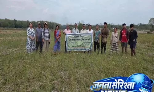 Nagaland: केवीके दीमापुर ने अलसी की किस्म प्रियम पर फील्ड डे का आयोजन किया