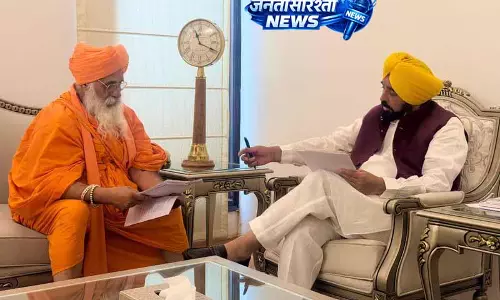 पंजाब में धुस्सी बांध रोड प्रोजेक्ट पर MP ने CM से मुलाकात की