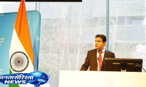 KTR ने ग्लोबल स्टेज पर तेलंगाना की डेवलपमेंट स्टोरी शेयर की