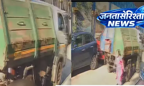 भयंदर में बुजुर्ग महिला को MBMC कचरा डंपर ने कुचल दिया, गंभीर घायल भयंदर में बुजुर्ग महिला को MBMC कचरा डंपर ने कुचल दिया, गंभीर घायल