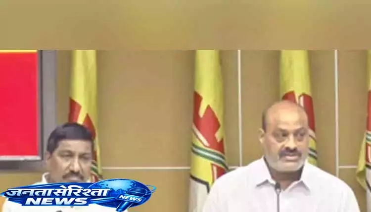 TDP ने ‘माविगुन’ को अमरावती को पटरी से उतारने की कोशिश TDP ने ‘माविगुन’ को अमरावती को पटरी से उतारने की कोशिश
