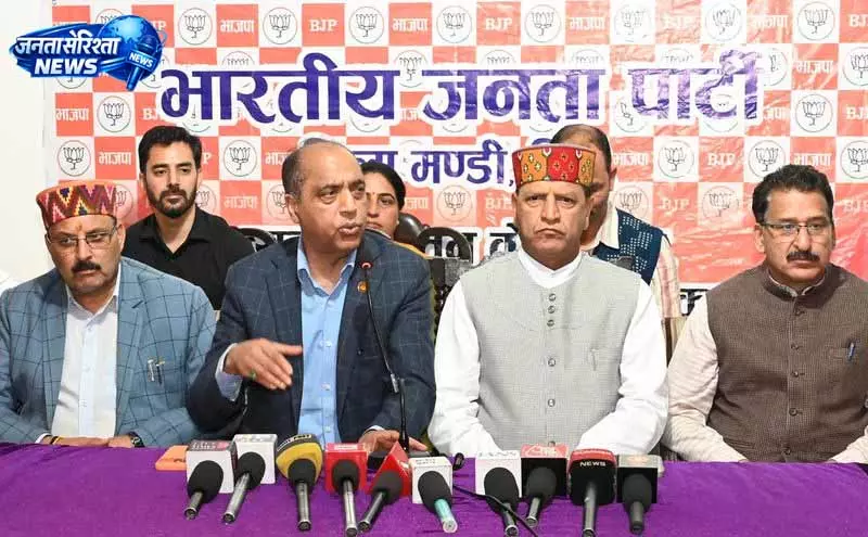 Himachal: भाजपा ने सुखू सरकार पर किया वार Himachal: भाजपा ने सुखू सरकार पर किया वार