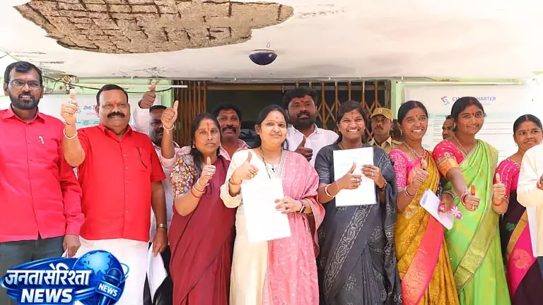 Telangana: बीआरएस समर्थित पैनल ने क्याथनपल्ली नगर निकाय में जीत दर्ज की Telangana: बीआरएस समर्थित पैनल ने क्याथनपल्ली नगर निकाय में जीत दर्ज की