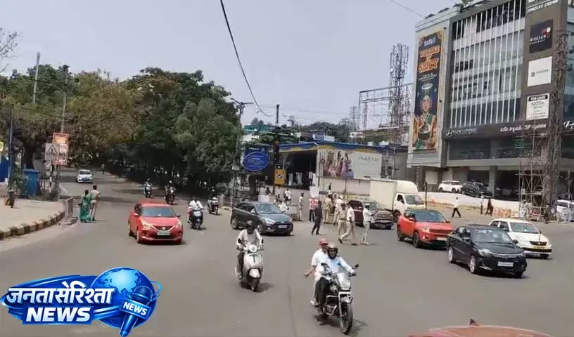 हैदराबाद के KBR पार्क के आसपास वन-वे ट्रैफिक डायवर्जन लागू किया गया हैदराबाद के KBR पार्क के आसपास वन-वे ट्रैफिक डायवर्जन लागू किया गया
