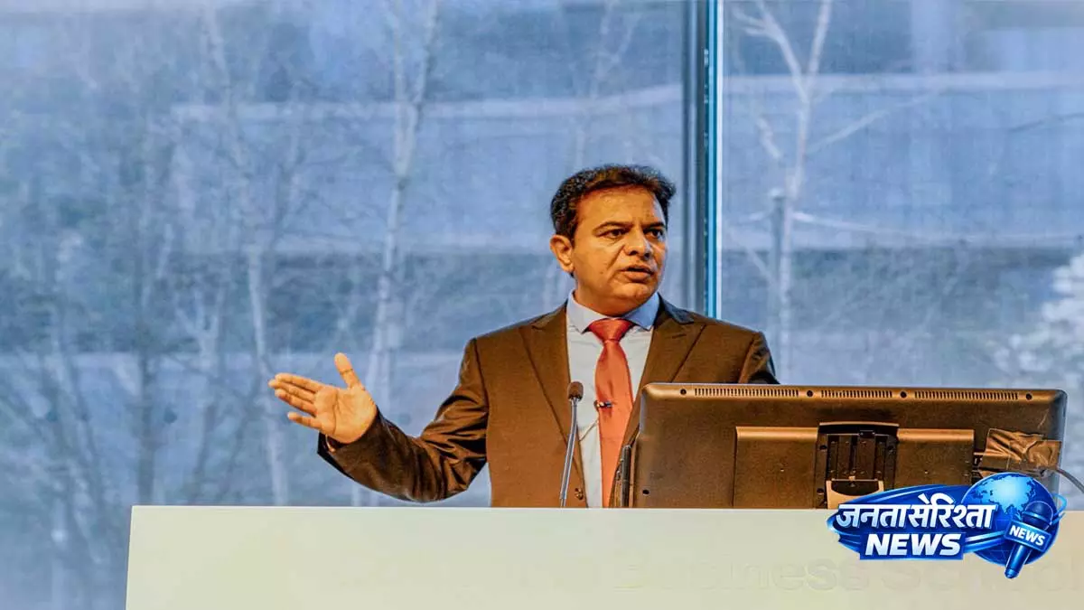 KTR ने न्यूयॉर्क में भारत को वैश्विक प्रतिभा और निवेश केंद्र के रूप में किया पेश KTR ने न्यूयॉर्क में भारत को वैश्विक प्रतिभा और निवेश केंद्र के रूप में किया पेश