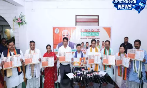 Tripura: TTAADC चुनाव घोषणापत्र में बीजेपी का वादा—क्षेत्रीय परिषद और कोकबोरोक को मान्यता