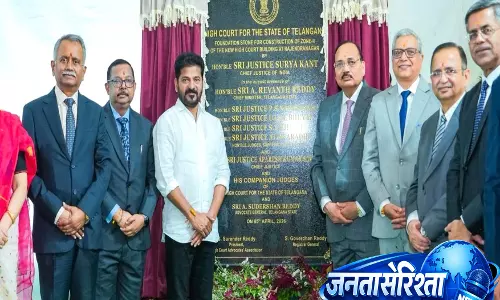 Hyderabad: CJI सूर्यकांत ने राजेंद्र नगर में नए तेलंगाना HC भवन की नींव रखी