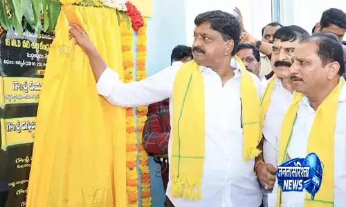 Andhra: नए जल उपचार संयंत्र का उद्घाटन