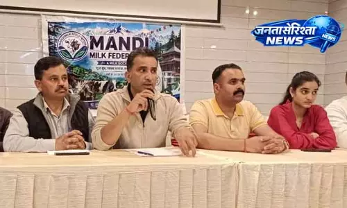 Mandi: डेयरी किसानों की चिंताओं को लेकर जोरदार प्रदर्शन Mandi: डेयरी किसानों की चिंताओं को लेकर जोरदार प्रदर्शन