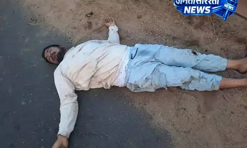 नेशनल हाईवे में ट्रैक्टर को ट्रक ने मारी टक्कर, दो युवकों की मौत