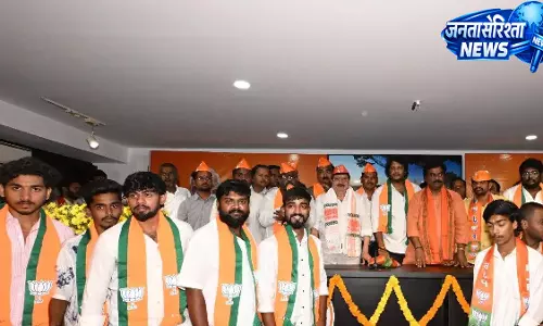 Telangana में बीजेपी ने 47 वर्ष पूरे होने पर जश्न मनाया Telangana में बीजेपी ने 47 वर्ष पूरे होने पर जश्न मनाया