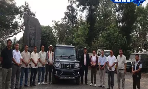Nagaland: केएलबी को सांसद फांगनोन कोन्याक से वाहन सहायता मिली