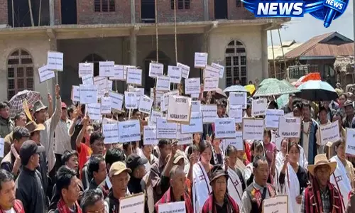 Nagaland: ईस्टर्न कोन्याक यूनियन ने खम्मोई गांव में ड्रोन हमले का किया विरोध