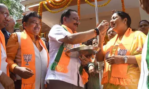 भाजपा ने Delhi में 47वां स्थापना दिवस मनाया