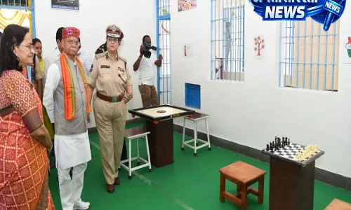 Hyderabad: चेरलापल्ली सेंट्रल जेल में नशा मुक्ति केंद्र का उद्घाटन Hyderabad: चेरलापल्ली सेंट्रल जेल में नशा मुक्ति केंद्र का उद्घाटन
