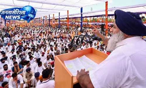 Sukhbir Badal: प्राकृतिक आपदा से परेशान किसानों को राहत का वादा