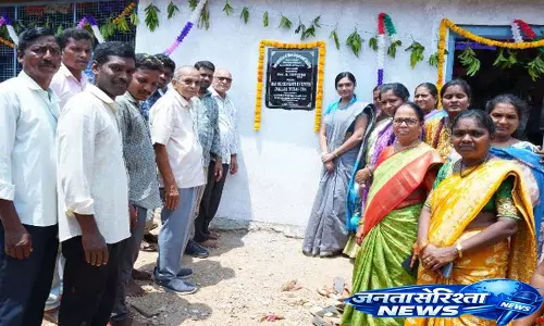 ICDS CDPO रेवती ने राजीवनगर में नए आंगनवाड़ी केंद्र का उद्घाटन किया