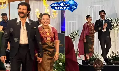 Vijay –रश्मिका कोडागु रिसेप्शन में छाए Vijay –रश्मिका कोडागु रिसेप्शन में छाए