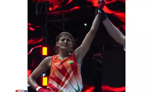 एशियाई मुक्केबाजी चैंपियनशिप 2026 में 8 फाइनलिस्टों के साथ भारत का शानदार प्रदर्शन एशियाई मुक्केबाजी चैंपियनशिप 2026 में 8 फाइनलिस्टों के साथ भारत का शानदार प्रदर्शन