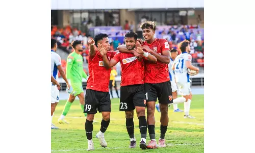 ISL: स्पोर्टिंग क्लब दिल्ली की ऐतिहासिक पहली जीत से JLN स्टेडियम में जश्न का माहौल