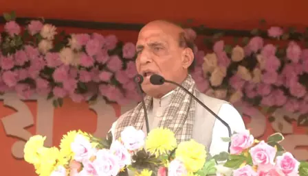टीएमसी का कुशासन समाप्त होने वाला है, ममता बनर्जी ने पश्चिम बंगाल की हालत को किया बदतरः राजनाथ सिंह टीएमसी का कुशासन समाप्त होने वाला है, ममता बनर्जी ने पश्चिम बंगाल की हालत को किया बदतरः राजनाथ सिंह