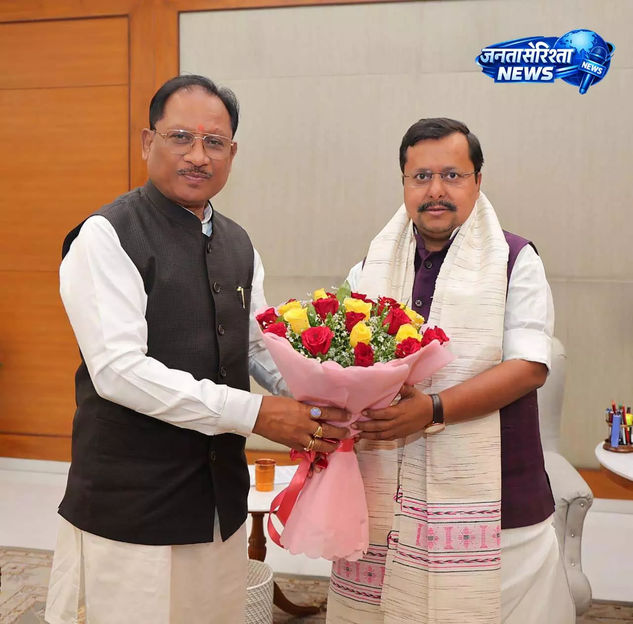 बीजेपी के राष्ट्रीय अध्यक्ष नितिन नवीन से मिले CM विष्णुदेव साय बीजेपी के राष्ट्रीय अध्यक्ष नितिन नवीन से मिले CM विष्णुदेव साय