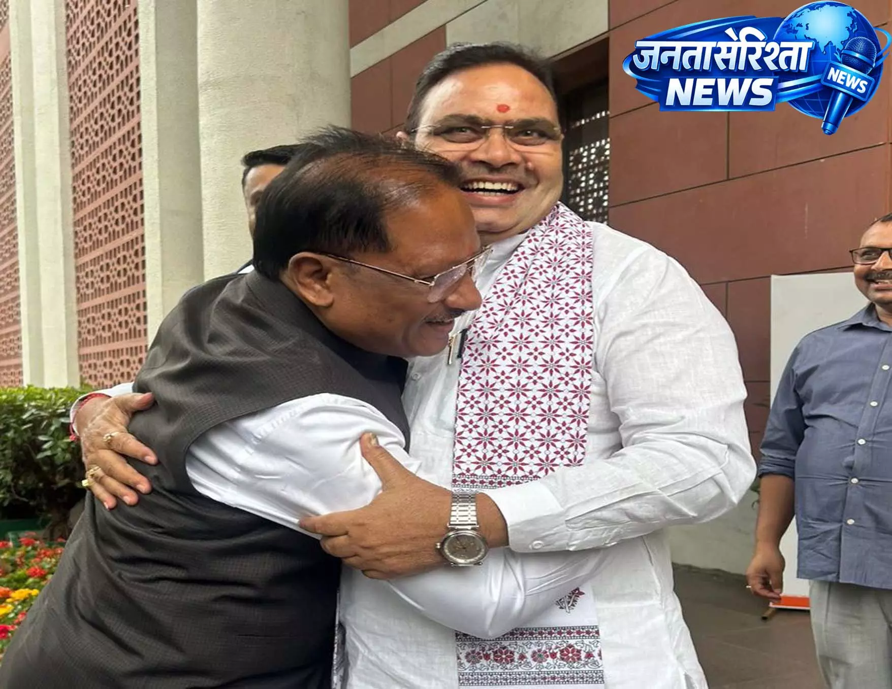 नई दिल्ली में CM विष्णुदेव साय और भजनलाल शर्मा की मुलाकात नई दिल्ली में CM विष्णुदेव साय और भजनलाल शर्मा की मुलाकात
