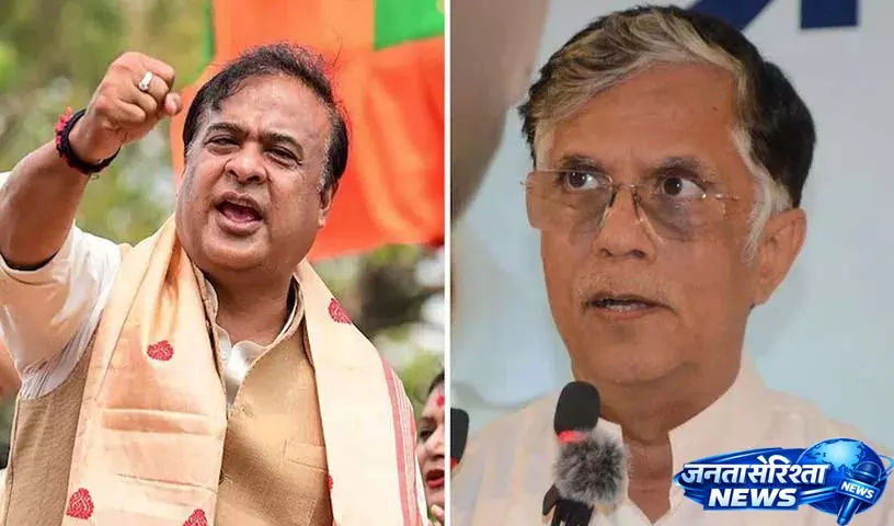 Himanta Sarma की पत्नी के पासपोर्ट विवाद को लेकर असम पुलिस पवन खेड़ा के घर पहुंची Himanta Sarma की पत्नी के पासपोर्ट विवाद को लेकर असम पुलिस पवन खेड़ा के घर पहुंची