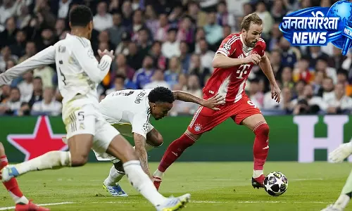 UEFA चैंपियंस लीग: बायर्न ने बर्नब्यू में रोमांचक मुकाबले में रियल मैड्रिड पर पहली जीत दर्ज की