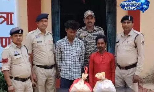 पुलिस की एक और कार्यवाही, महुआ शराब बेचते दो आरोपी रंगे हाथ गिरफ्तार