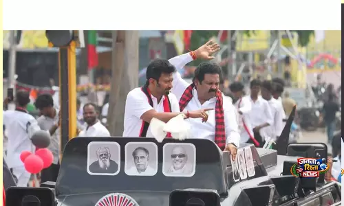 उप मुख्यमंत्री उदयनिधि स्टालिन ने तिरुवल्लूर में अभियान के दौरान द्रमुक की उपलब्धियों, वादों पर प्रकाश डाला
