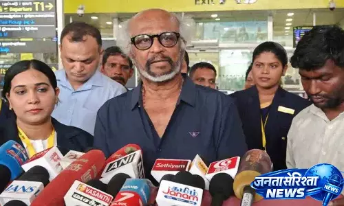Rajinikanth ने युवाओं को ड्रग्स और शराब के खिलाफ चेतावनी दी Rajinikanth ने युवाओं को ड्रग्स और शराब के खिलाफ चेतावनी दी