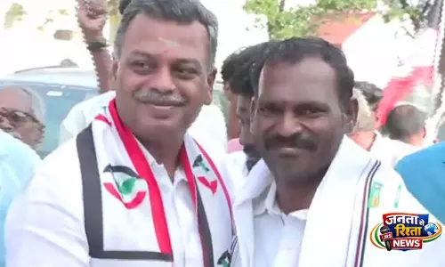 NDA के तिरुचिरापल्ली पूर्व के उम्मीदवार राजशेखरन ने पलक्कराई में घर-घर जाकर प्रचार किया NDA के तिरुचिरापल्ली पूर्व के उम्मीदवार राजशेखरन ने पलक्कराई में घर-घर जाकर प्रचार किया