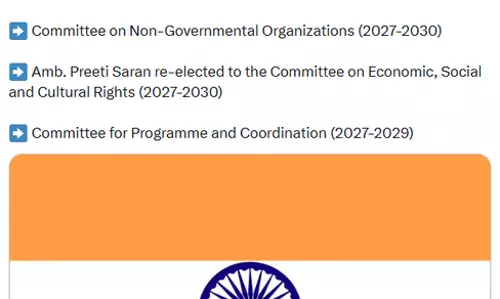 भारत को ECOSOC की तीन प्रमुख समितियों में निर्विरोध चुना गया, एंबेसडर प्रीति सारण का दोबारा चयन