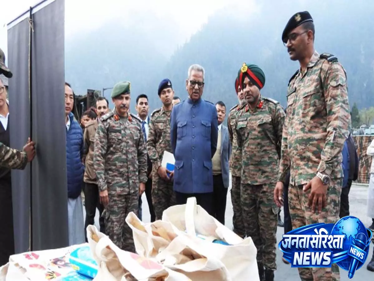 Sikkim : राज्यपाल ने लाचेन-लाचुंग क्षेत्र के लिए भारतीय सेना कल्याण परियोजनाएं समर्पित कीं Sikkim : राज्यपाल ने लाचेन-लाचुंग क्षेत्र के लिए भारतीय सेना कल्याण परियोजनाएं समर्पित कीं