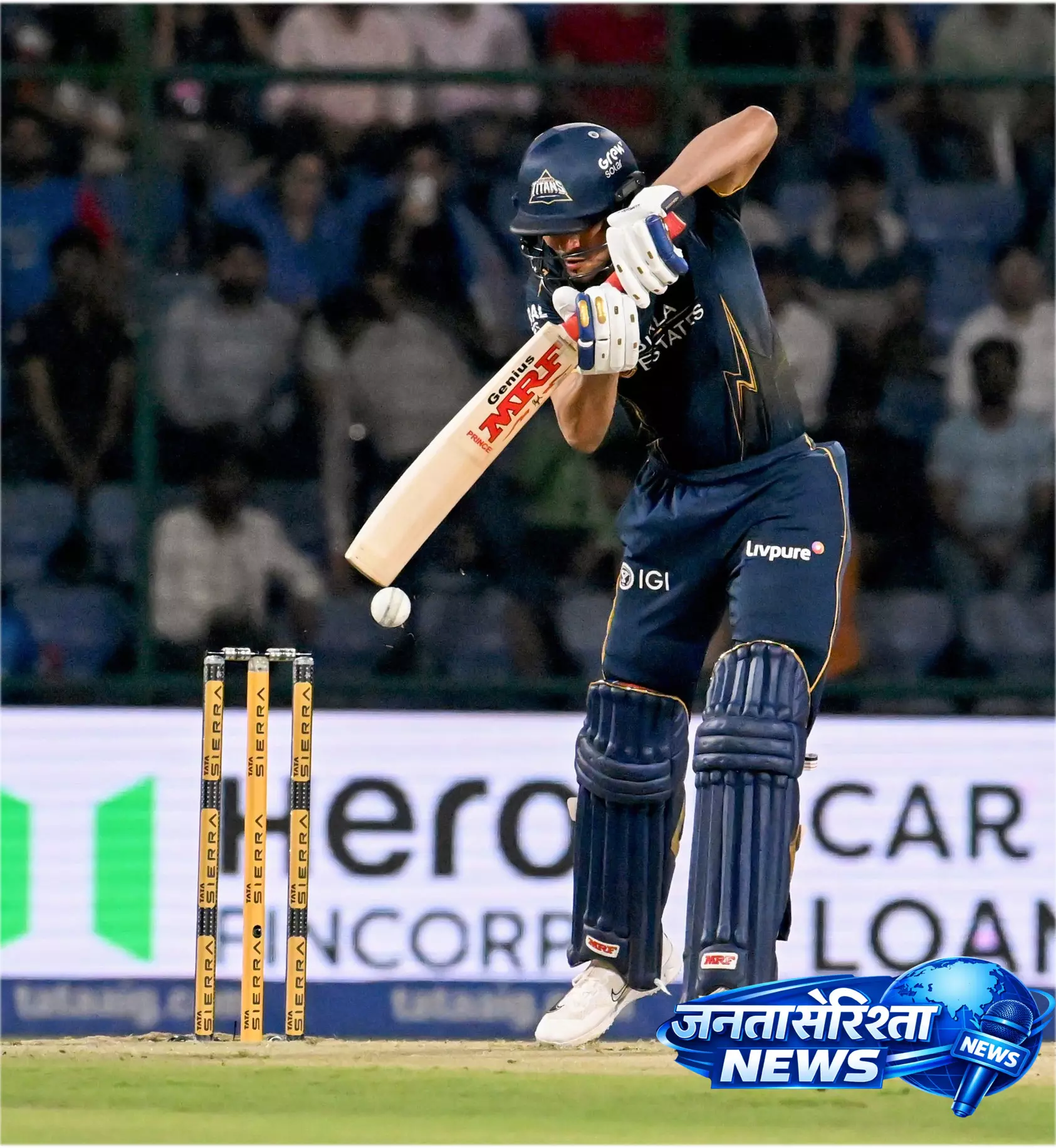 IPL 2026: अक्षर पटेल पर वॉशिंगटन सुंदर का करारा चौका, गुजरात टाइटंस 150/2 पर मजबूत IPL 2026: अक्षर पटेल पर वॉशिंगटन सुंदर का करारा चौका, गुजरात टाइटंस 150/2 पर मजबूत