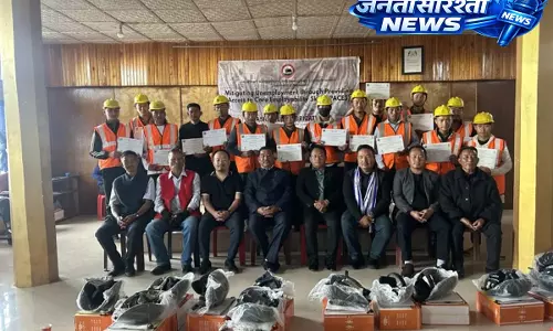 Nagaland: 25 युवाओं को स्टील फैब्रिकेशन की ट्रेनिंग दी गई Nagaland: 25 युवाओं को स्टील फैब्रिकेशन की ट्रेनिंग दी गई