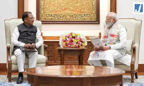 दिल्ली दौरे से लौटे मुख्यमंत्री विष्णुदेव साय ने क्या बताया...? दिल्ली दौरे से लौटे मुख्यमंत्री विष्णुदेव साय ने क्या बताया...?