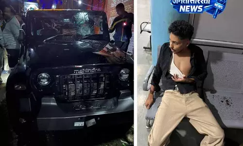 Kangra में चाकू से हमला, पंजाब के थार सवारों को गिरफ्तार Kangra में चाकू से हमला, पंजाब के थार सवारों को गिरफ्तार