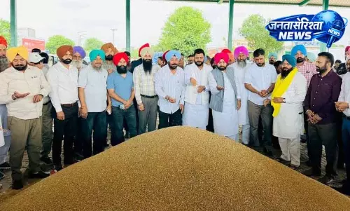 किसानों के लिए गेहूं खरीद शुरू, Sahnewal Mandi में हलचल किसानों के लिए गेहूं खरीद शुरू, Sahnewal Mandi में हलचल
